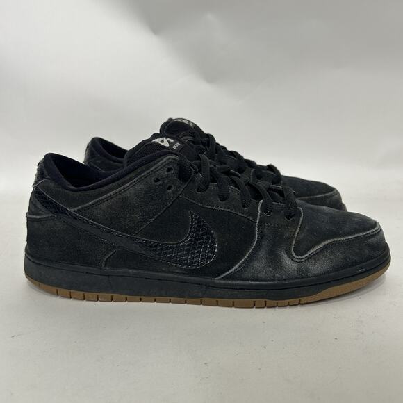 Nike Dunk Low SB ISO “Black Gum/Snakeskin” (2014) 304292-045 main image 5